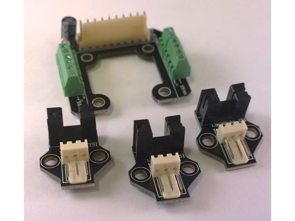 platine extrudeur + 3 module fin de course