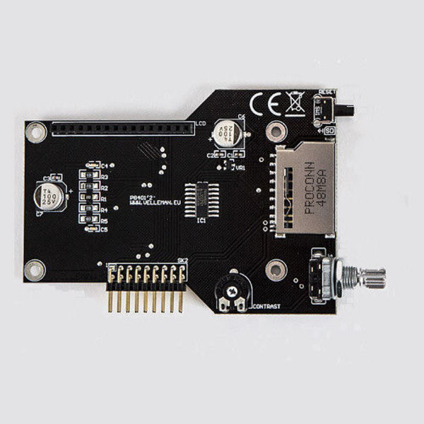 lecteur carte sd et support lcd pour vertex k8400