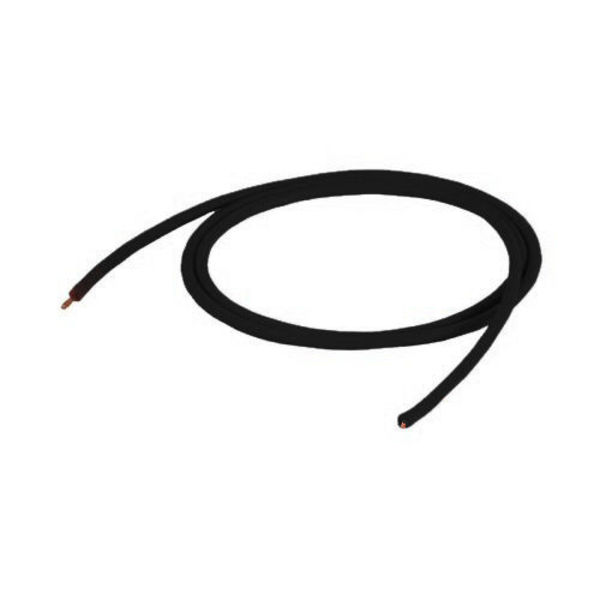 câble noir silicone haute température 200°c / m