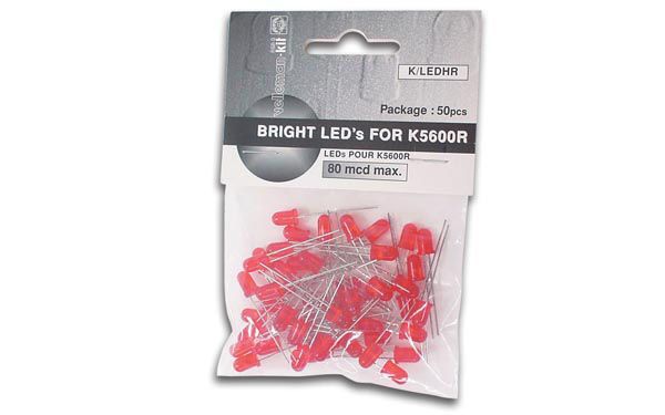 50 leds rouges