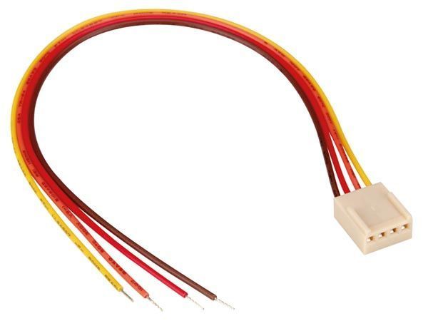 connecteur avec cable pour ci - femelle - 4 contacts / 20cm