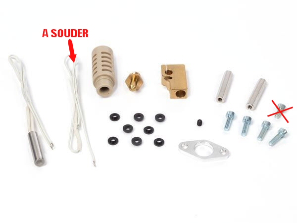 kit changement de tête pour imprimante vertex k8400  (attention lire la description)